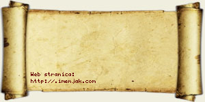 Tijana Vranjković vizit kartica